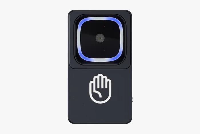 PalmVeinPro compact palm vein scanner module with near-infrared imaging window.